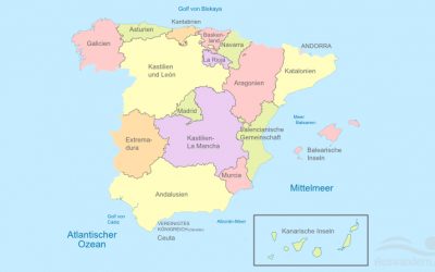 Regionen Spaniens im Überblick