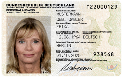 Deutscher Personalausweis ohne Wohnsitz in Deutschland