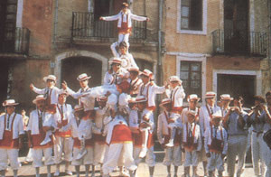 Folklore an der Costa Dorada in Katalonien