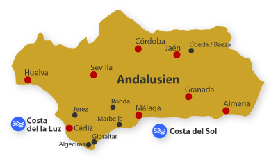 Andalusien: Informationen Urlaub/Reisen nach Andalusien, Spanien