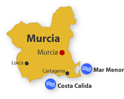 Murcia: Informationen für Urlaub und Reisen nach Murcia in Spanien